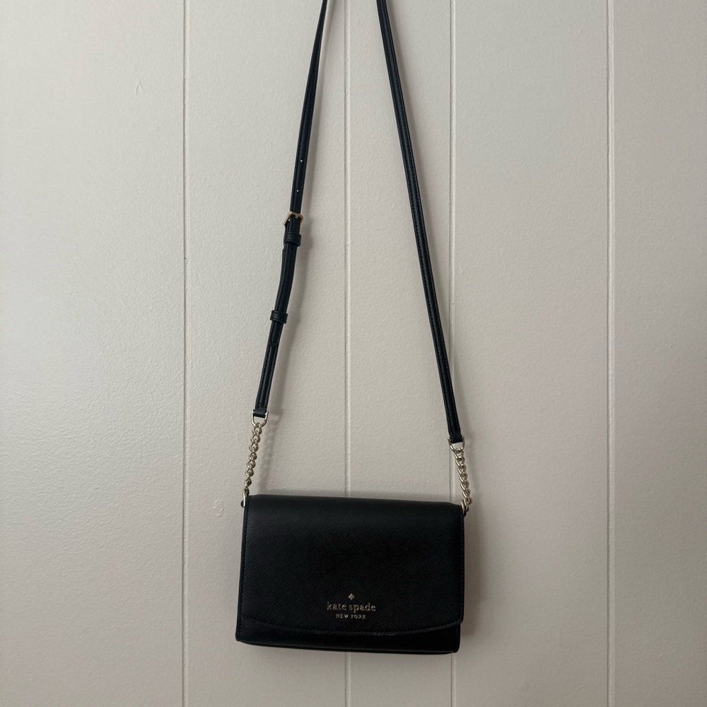 Kate Spade Sleek Black Crossbody Bag
